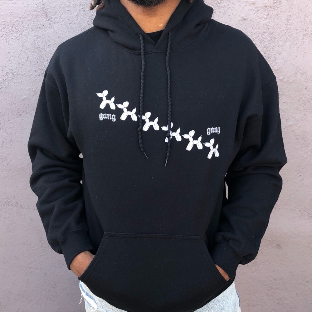 Balloon dog gang gang pullover hoodie